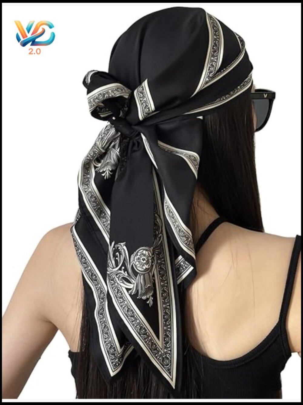 Triangular Scarf Wrap Hairscarf Fashion Scarf Headwrap Sleep Scarf Large